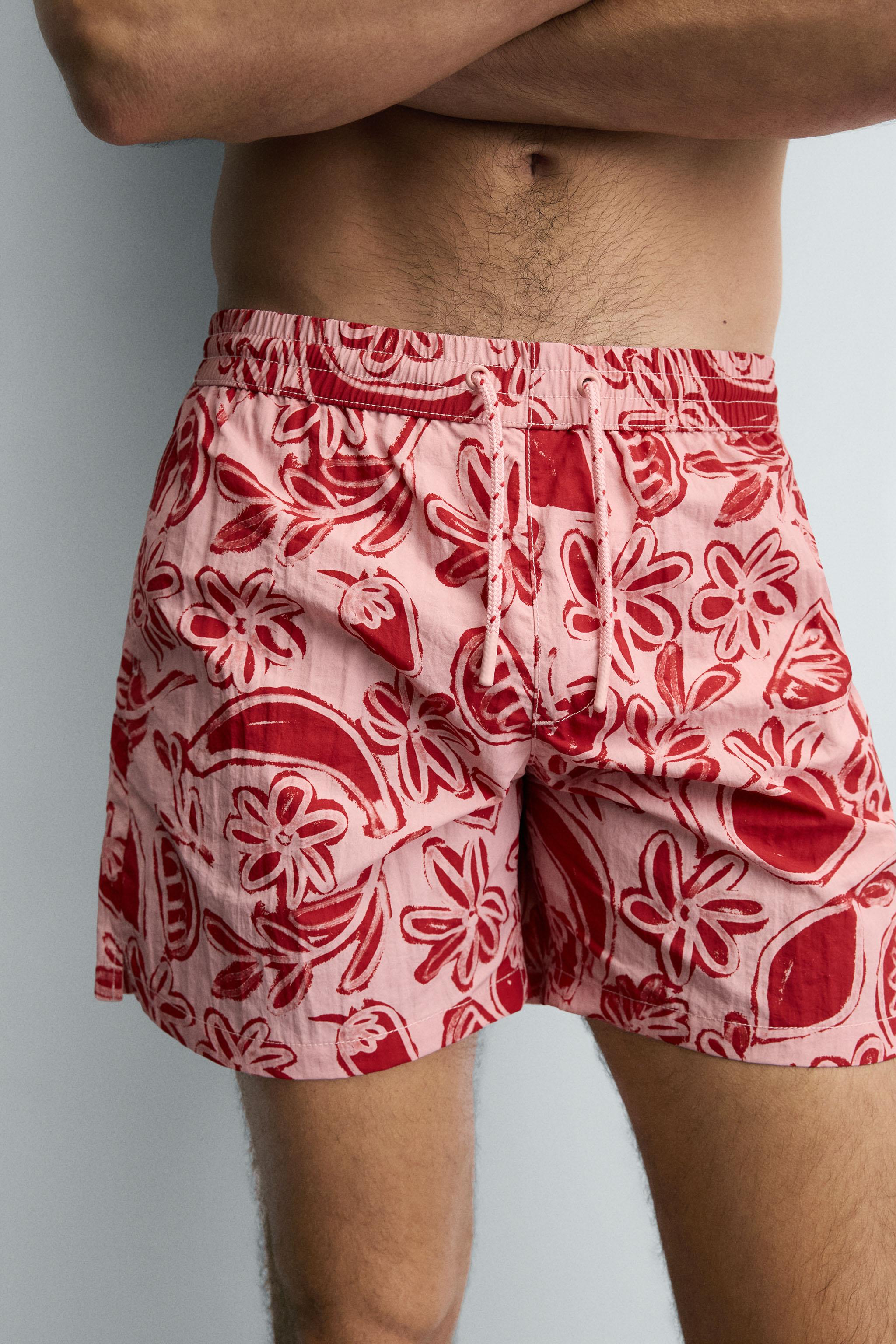FRUIT PRINT SWIM SHORTS
